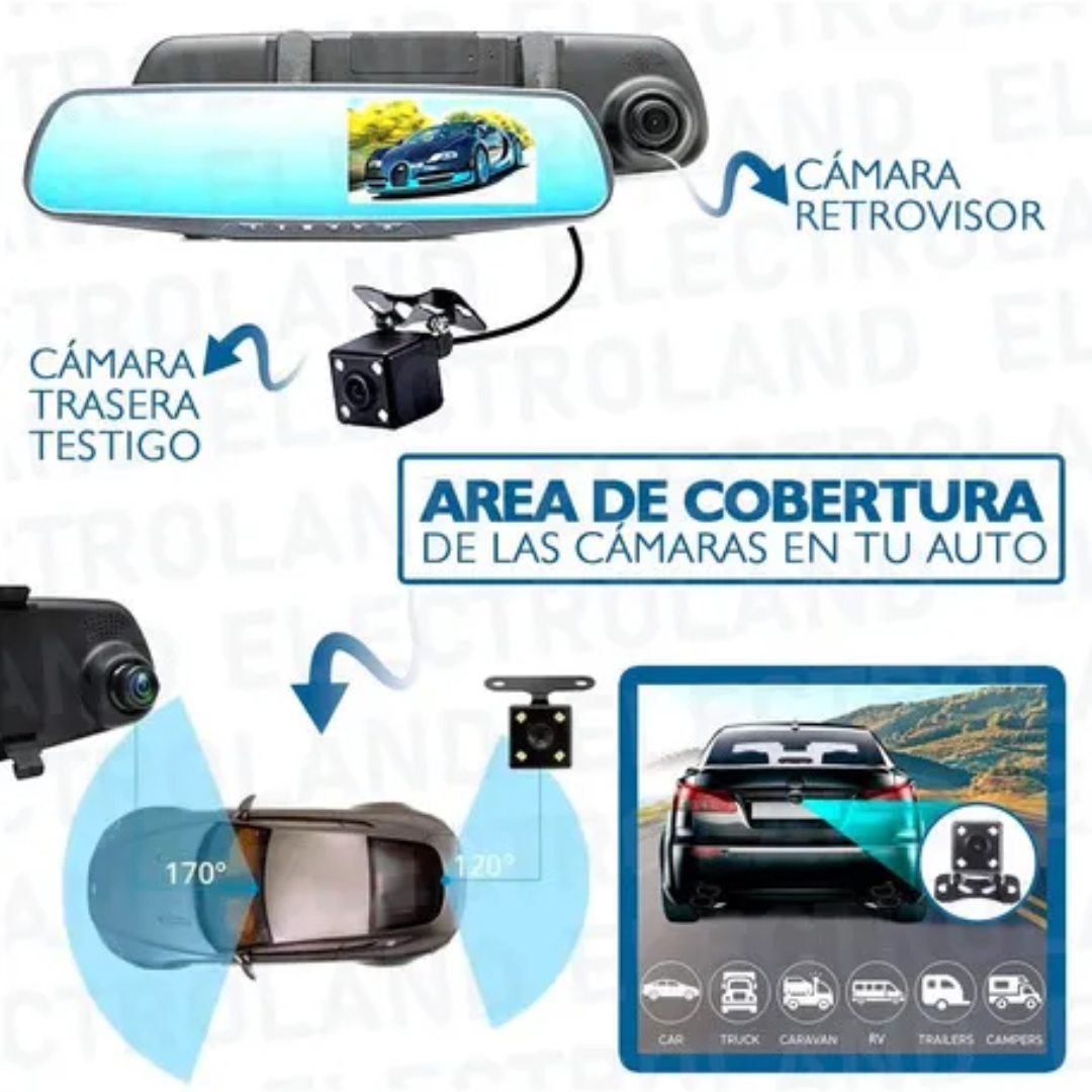 Miniatura 2 de CAMARA REVERSA ESPEJO RETROVISOR